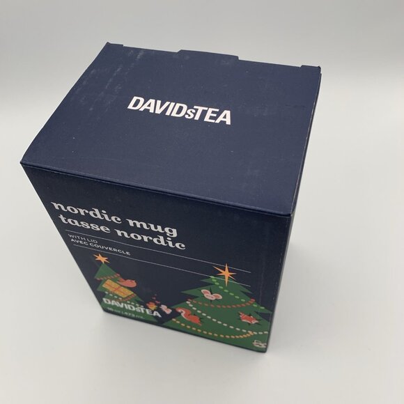 Davids Tea Color Changing Nordic Mug Christmas Tree Navy W/Infuser - Picture 10 of 16